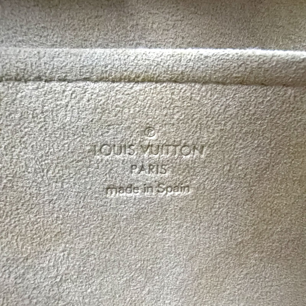 Louis Vuitton Pochette Twin GM Monogram Leather Brown Light Shoulder Bag Gold — view 4