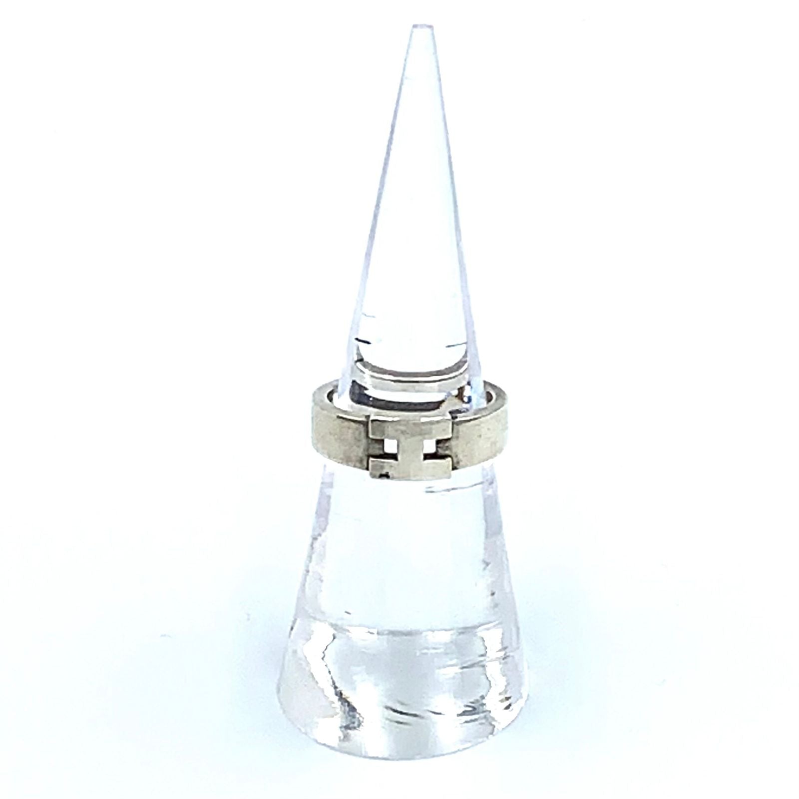 Hermes Cles Silver Ring — view 5