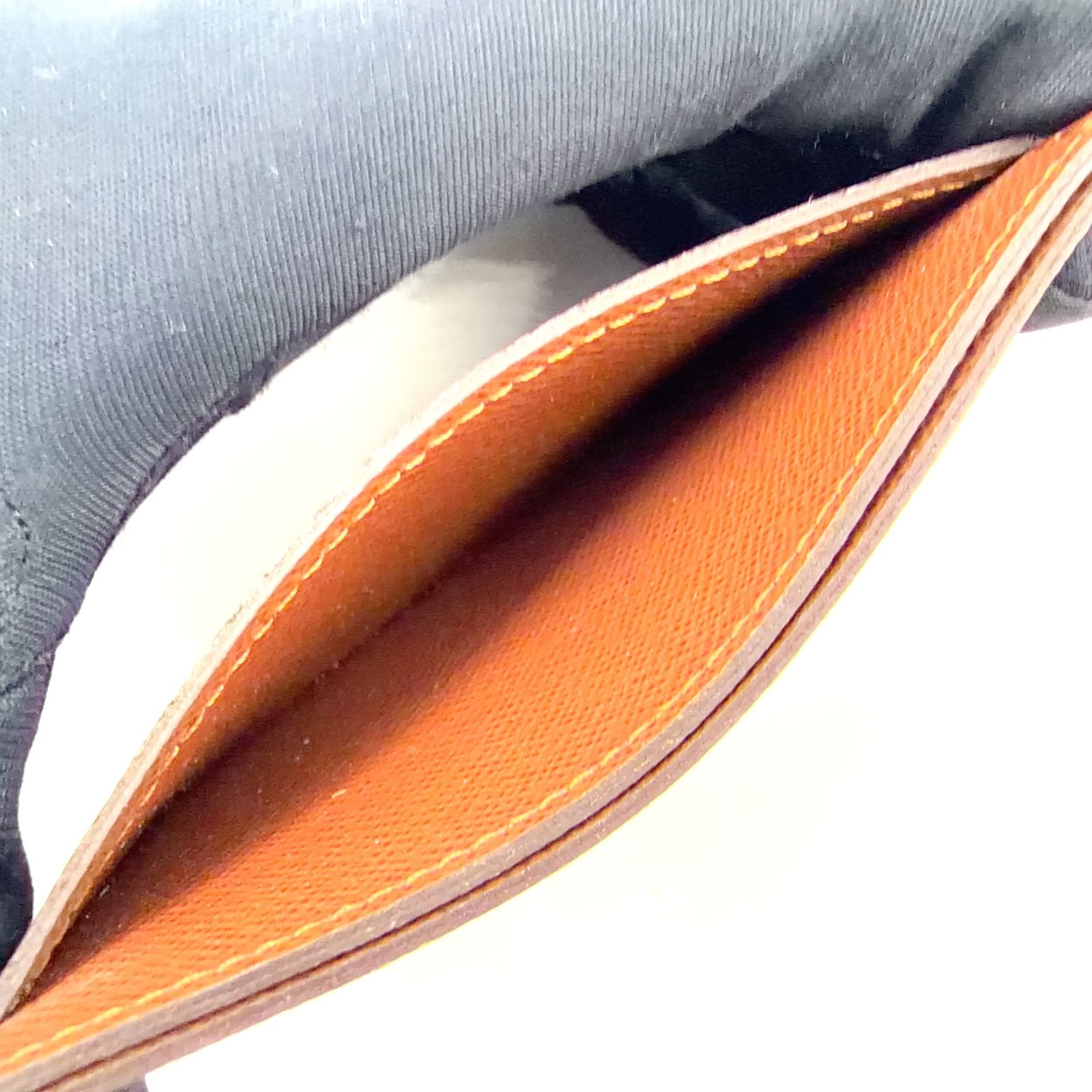 Louis Vuitton Card Holder Sample Monogram Leather Brown Case — view 5