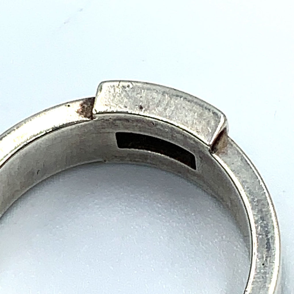 Hermes Cles Silver Ring — view 9