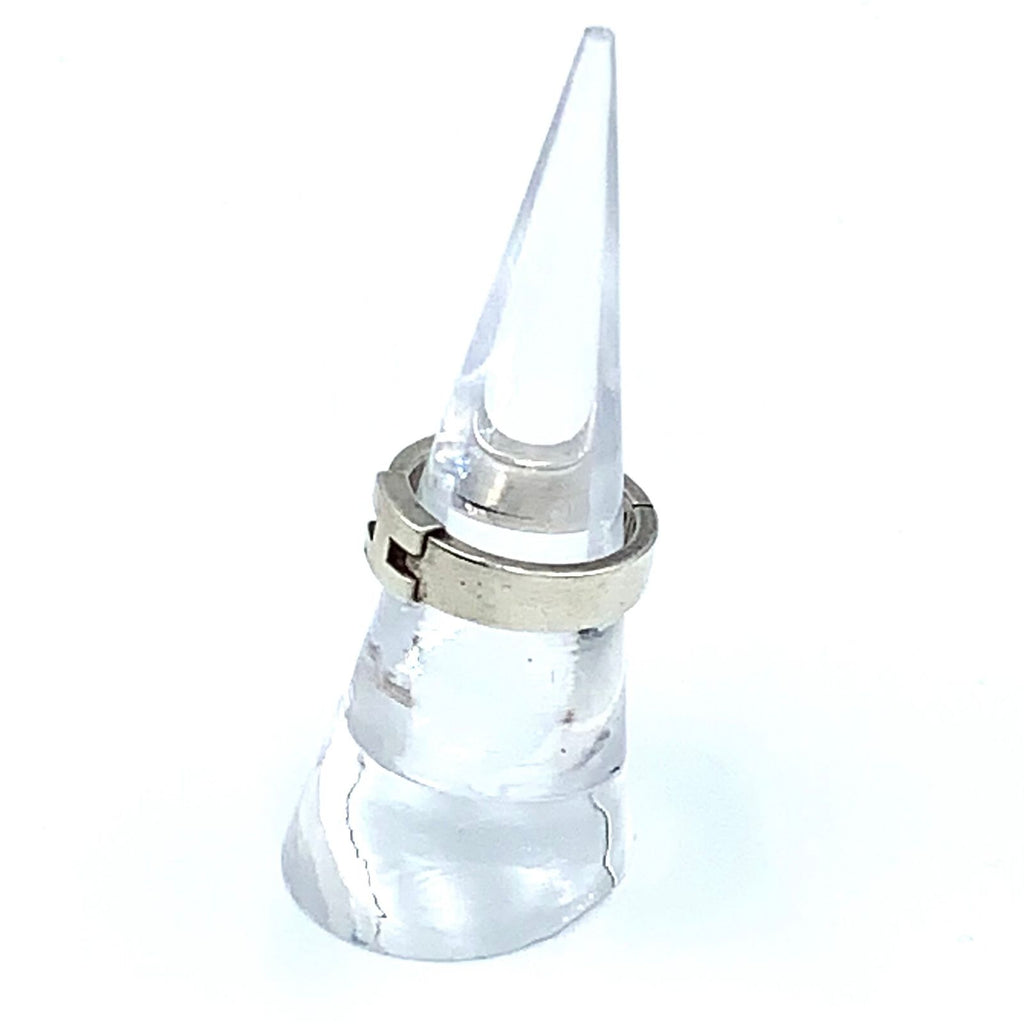 Hermes Cles Silver Ring — view 6
