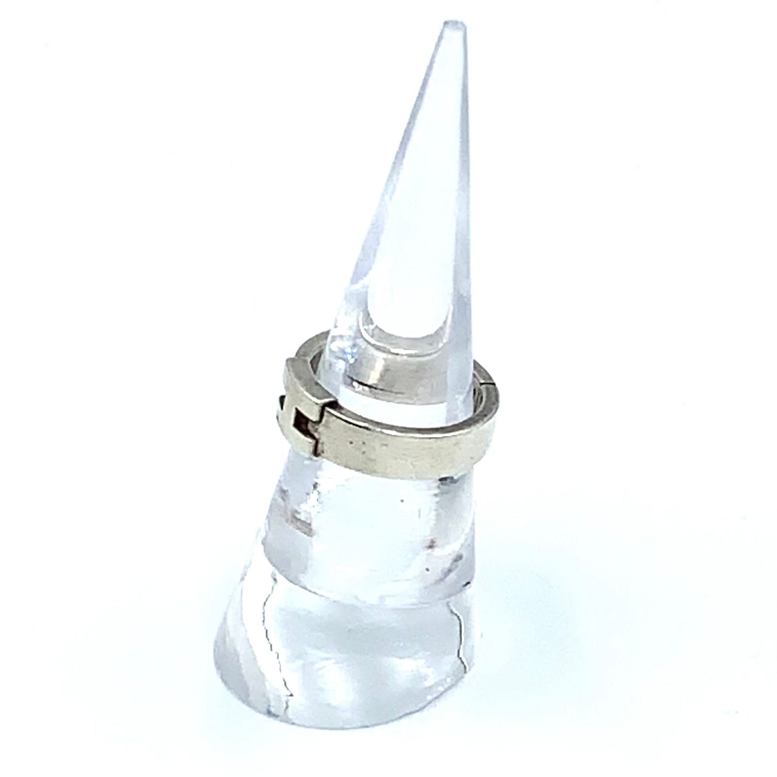 Hermes Cles Silver Ring — view 6