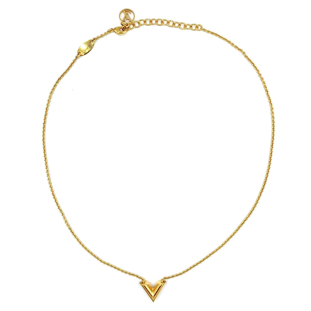 Louis Vuitton Essential Gold Plated Necklace — view 3