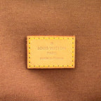 Louis Vuitton Monogram Leather Brown Light Handbag Gold — view 4