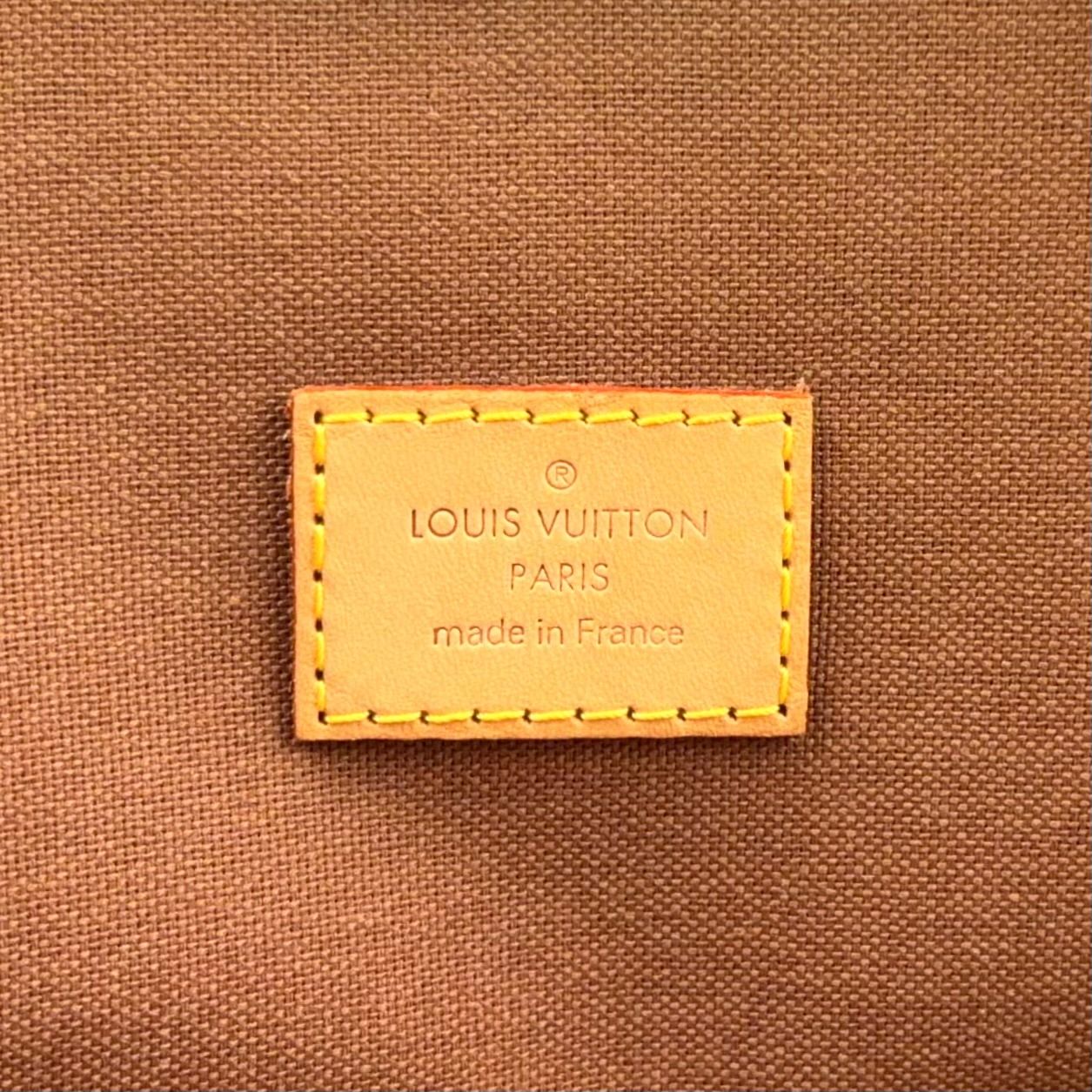 Louis Vuitton Monogram Leather Brown Light Handbag Gold — view 4