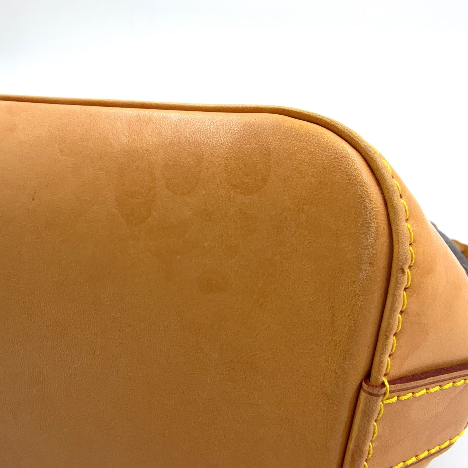 Louis Vuitton Monogram Leather Brown Light Handbag Gold — view 6