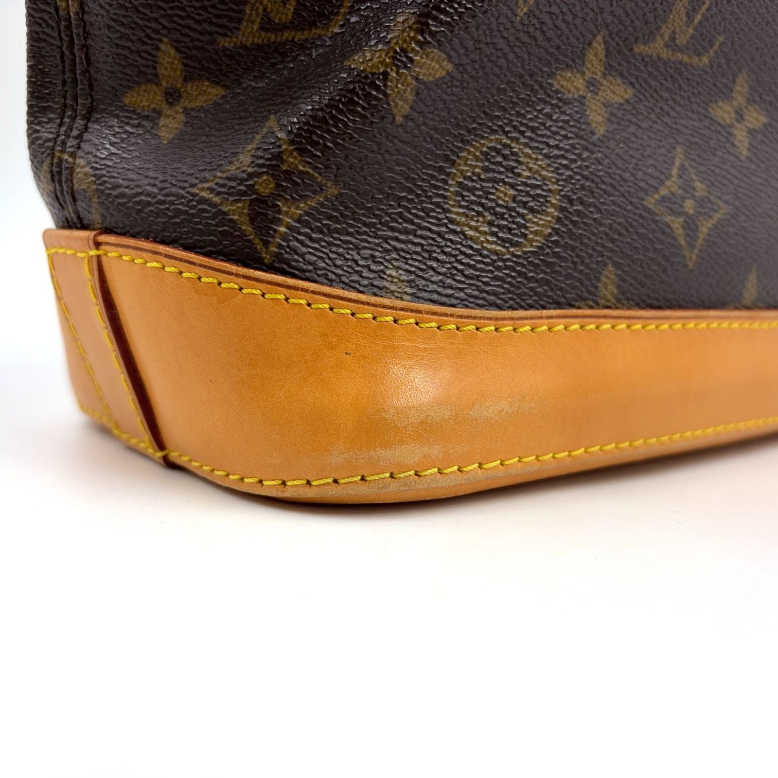 Louis Vuitton Monogram Leather Brown Light Handbag Gold — view 7