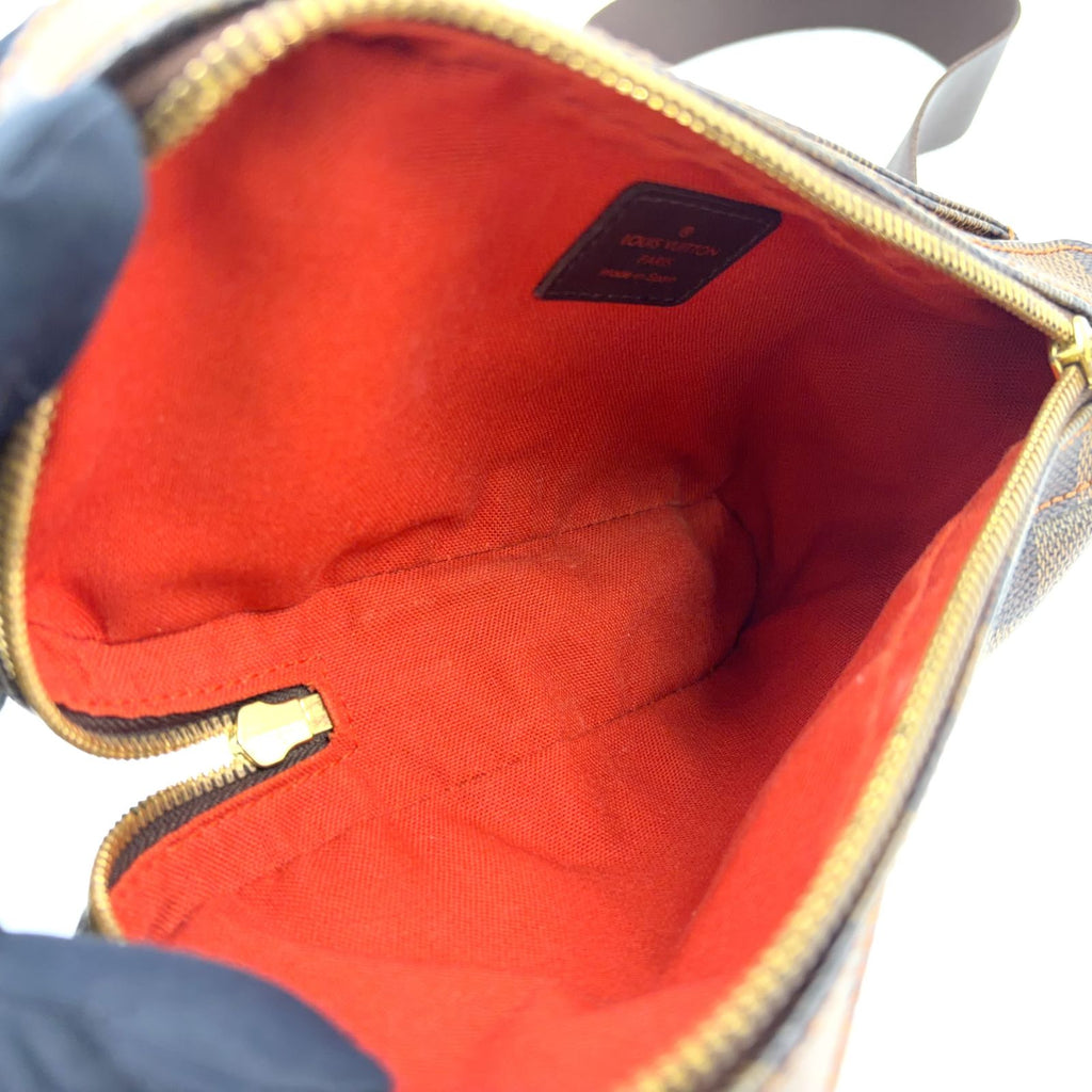 Louis Vuitton Damier Geronimos Brown Belt Bag Gold — view 3
