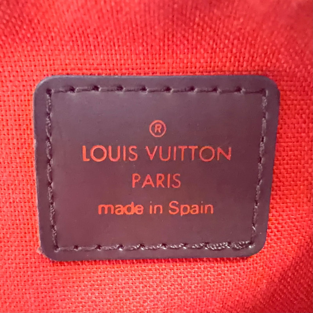 Louis Vuitton Damier Geronimos Brown Belt Bag Gold — view 4