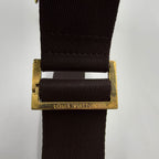 Louis Vuitton Damier Geronimos Brown Belt Bag Gold — view 7