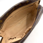 Louis Vuitton Trousse Toilette 28 Monogram Brown Cosmetic Pouch Gold — view 3
