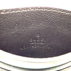 Gucci Tiger Metal Details Guccissima Leather Dark Green Card Case Gold — view 4