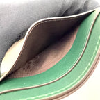 Gucci Tiger Metal Details Guccissima Leather Dark Green Card Case Gold — view 8