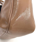 Gucci Soho Disco Enamel Leather Pink Beige Shoulder Bag Gold — view 7