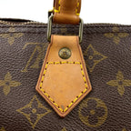 Louis Vuitton Speedy 40 Monogram Leather Brown Light Handbag Gold — view 7