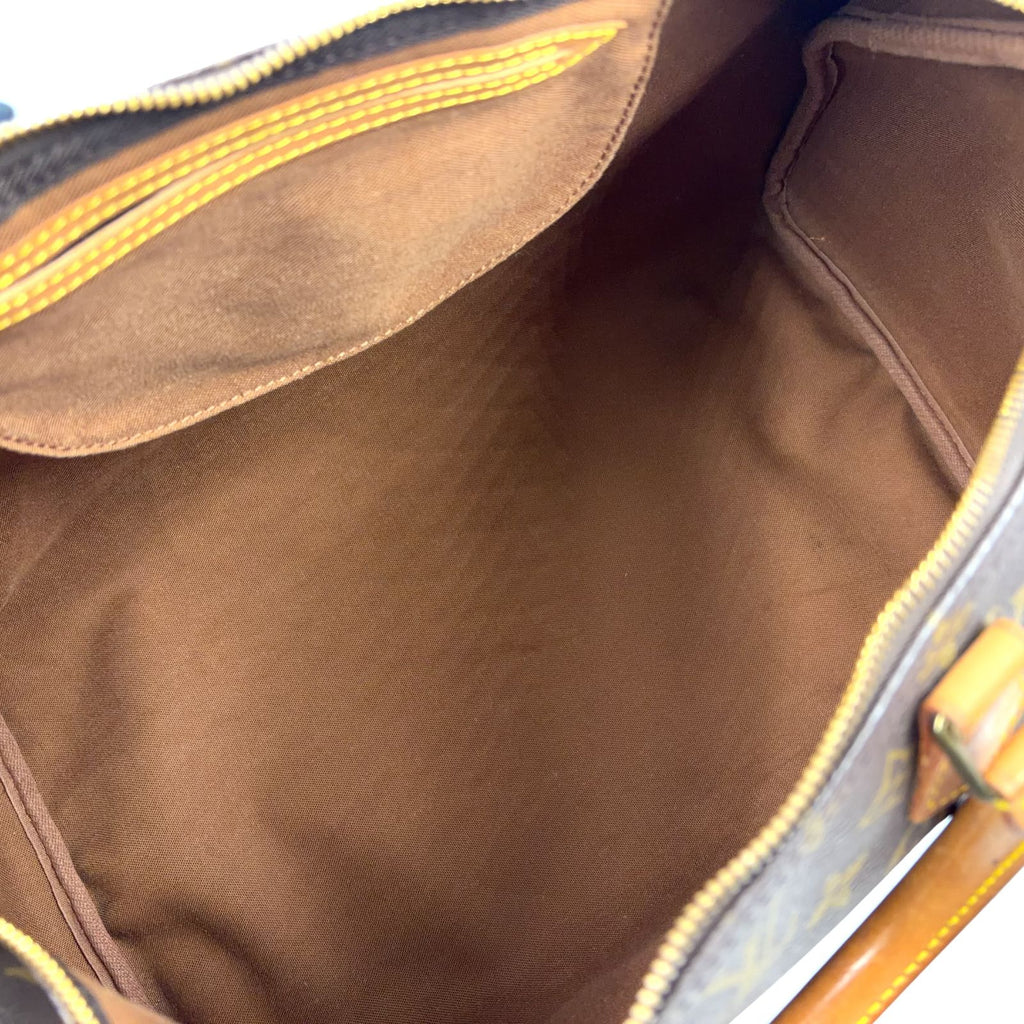 Louis Vuitton Speedy 40 Monogram Leather Brown Light Handbag Gold — view 3