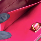 Louis Vuitton Mirror PM 2-Way Shoulder Leather Pink Handbag Gold — view 6