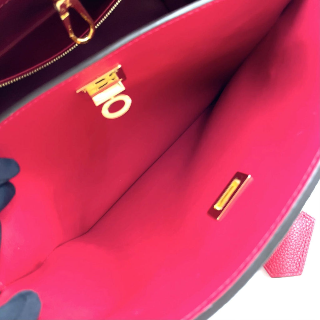 Louis Vuitton Mirror PM 2-Way Shoulder Leather Pink Handbag Gold — view 7