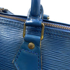 Louis Vuitton Speedy 25 Epi Toledo Blue Leather Handbag Gold — view 6