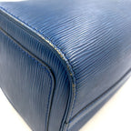 Louis Vuitton Speedy 25 Epi Toledo Blue Leather Handbag Gold — view 8
