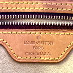 Louis Vuitton Looping Monogram Leather Brown Light Handbag Gold — view 4