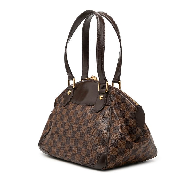 Louis Vuitton Damier Verona PM Handbag Brown Leather — view 2