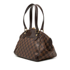 Louis Vuitton Damier Verona PM Handbag Brown Leather — view 2
