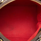 Louis Vuitton Damier Verona PM Handbag Brown Leather — view 4