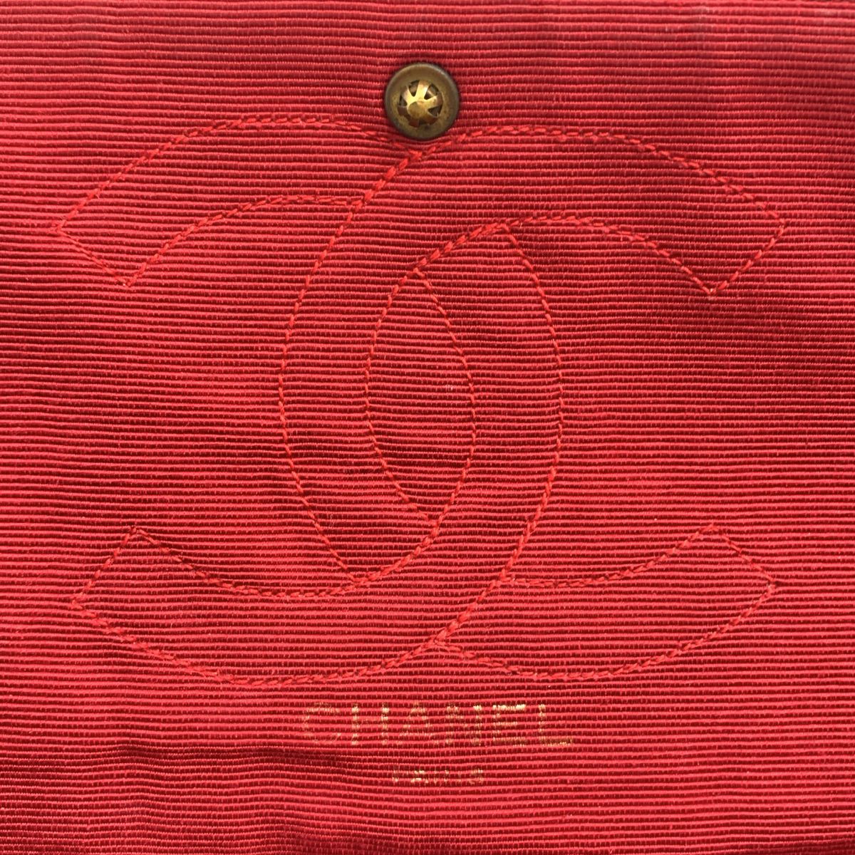 Chanel Quilted 24 Double Flap Chain Shoulder Bag Jersey Black Gold — view 6