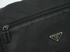 Prada Nylon Shoulder Bag Pochette Black — view 7