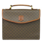 Celine Macadam Handbag Brown