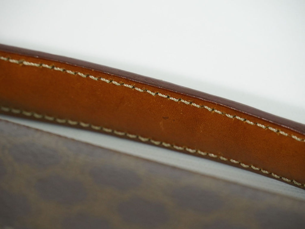 Celine Macadam Handbag Brown — view 6