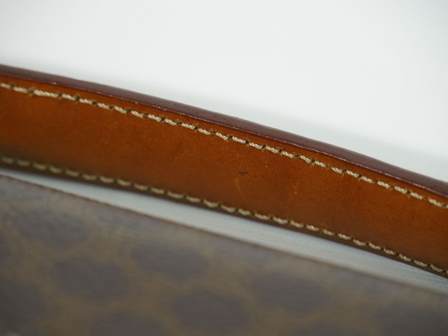 Celine Macadam Handbag Brown — view 6