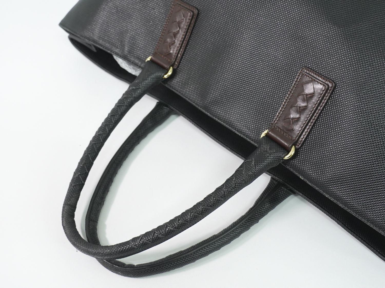 Bottega Veneta Marco Polo Tote Leather Black — view 4