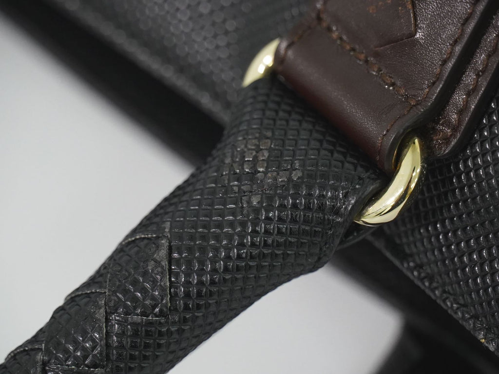 Bottega Veneta Marco Polo Tote Leather Black — view 6