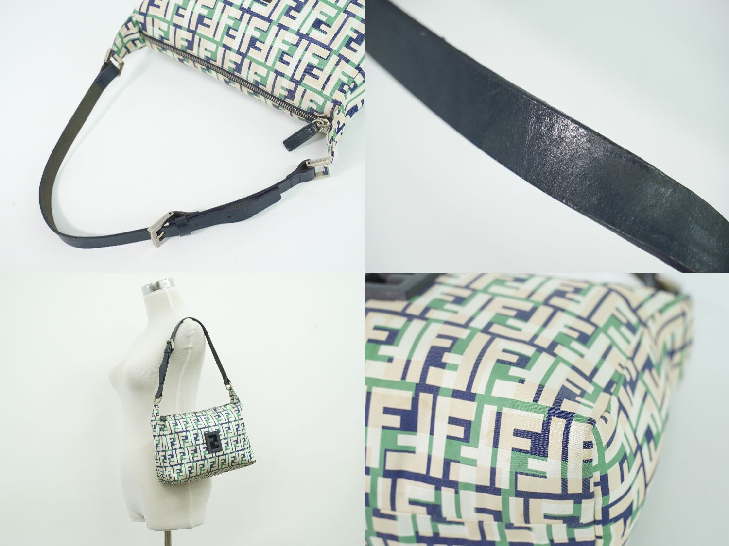 Fendi Mamma Bucket Zucca Shoulder Bag Canvas Multicolor — view 6