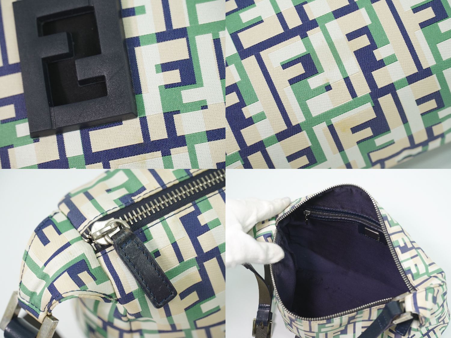Fendi Mamma Bucket Zucca Shoulder Bag Canvas Multicolor — view 7