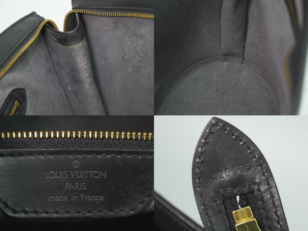 Louis Vuitton LV Saint Jacques Shopping Epi Leather Shoulder Bag Tote Black — view 9