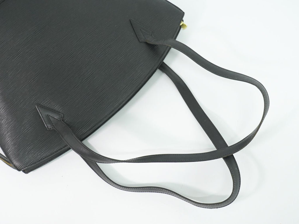 Louis Vuitton LV Saint Jacques Shopping Epi Leather Shoulder Bag Tote Black — view 4