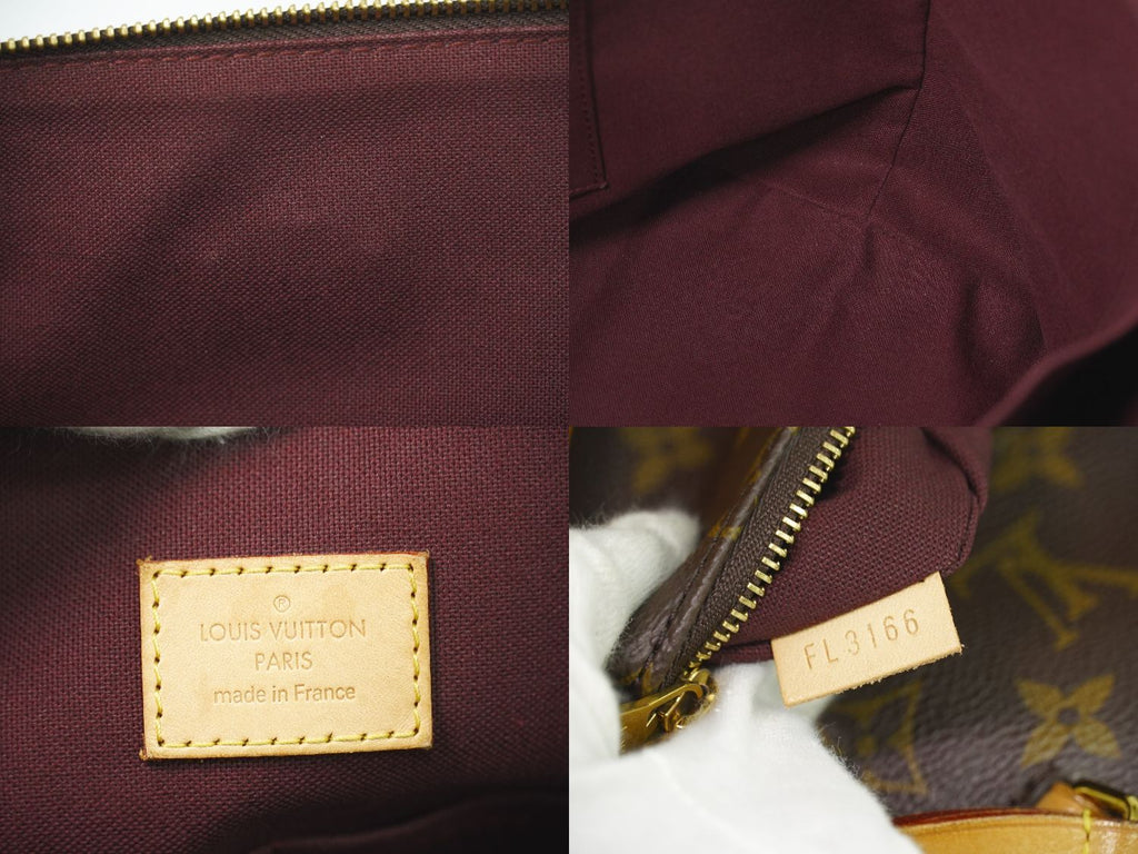 Louis Vuitton LV Jena MM Monogram Tote Shoulder Bag Brown Iena — view 9