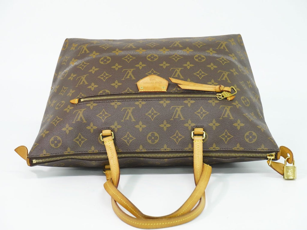 Louis Vuitton LV Jena MM Monogram Tote Shoulder Bag Brown Iena — view 5