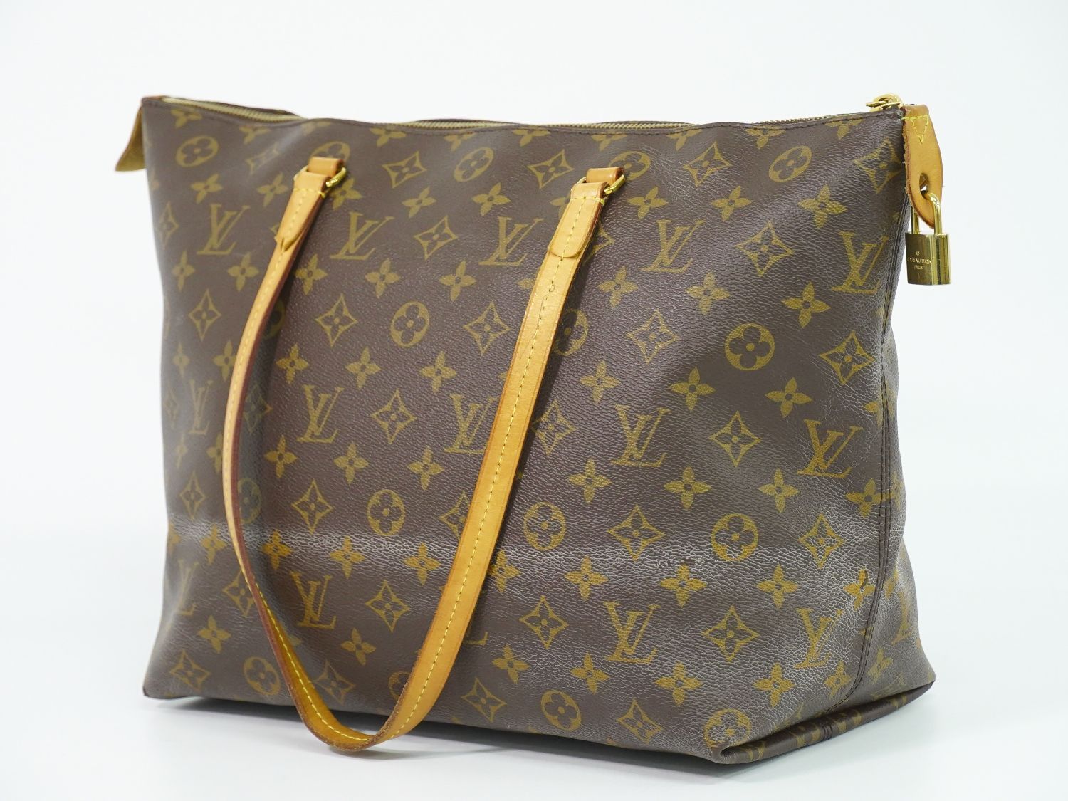 Louis Vuitton LV Jena MM Monogram Tote Shoulder Bag Brown Iena — view 2