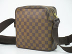 Louis Vuitton LV Olaf PM Damier Ebene Shoulder Bag Pochette Brown Olav — view 2