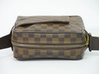 Louis Vuitton LV Olaf PM Damier Ebene Shoulder Bag Pochette Brown Olav — view 5