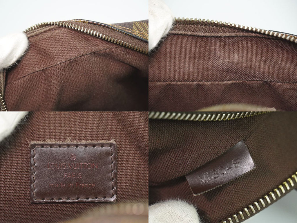 Louis Vuitton LV Olaf PM Damier Ebene Shoulder Bag Pochette Brown Olav — view 9
