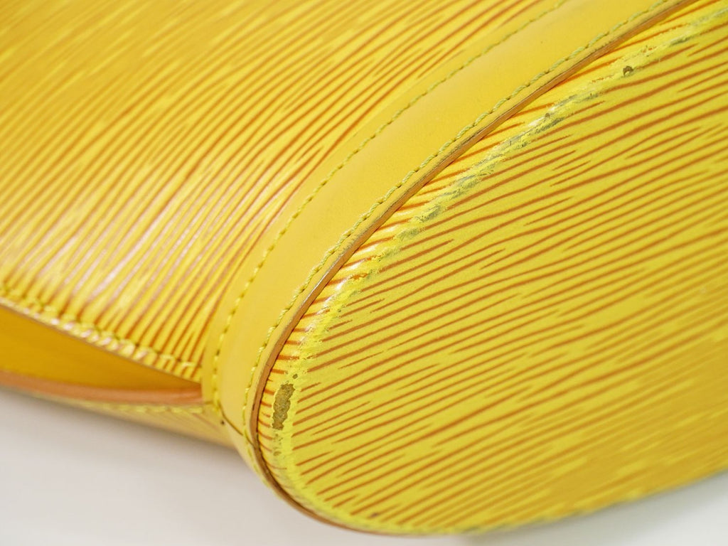 Louis Vuitton LV Saint Jacques Epi Leather Handbag Yellow — view 7