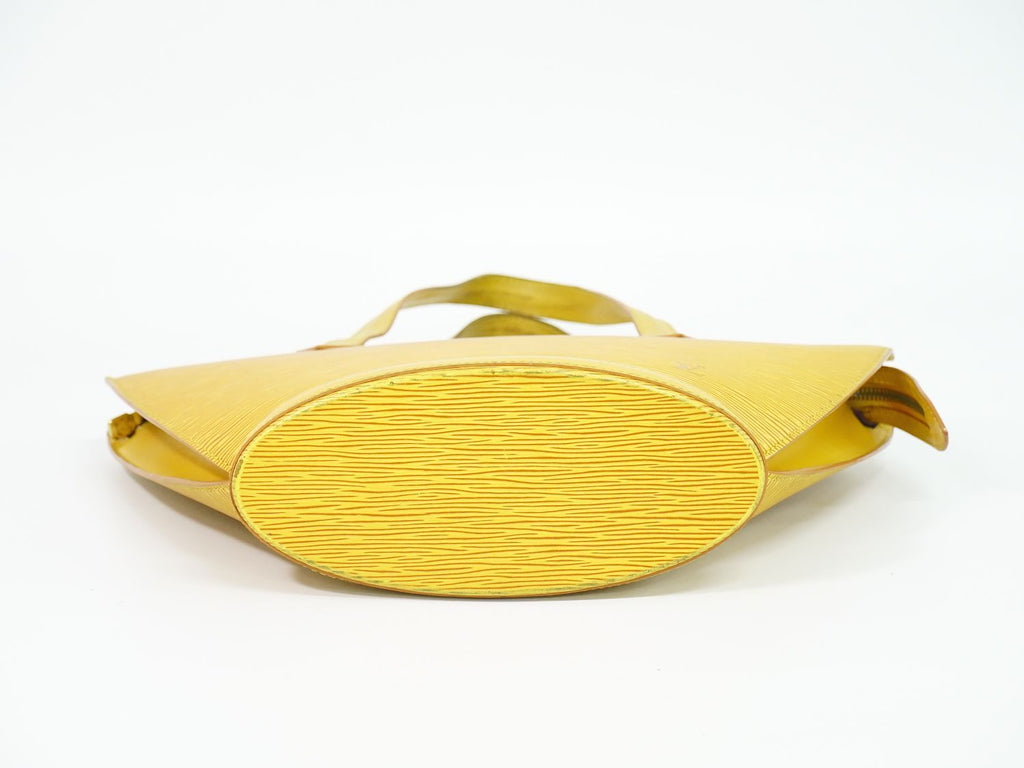 Louis Vuitton LV Saint Jacques Epi Leather Handbag Yellow — view 3