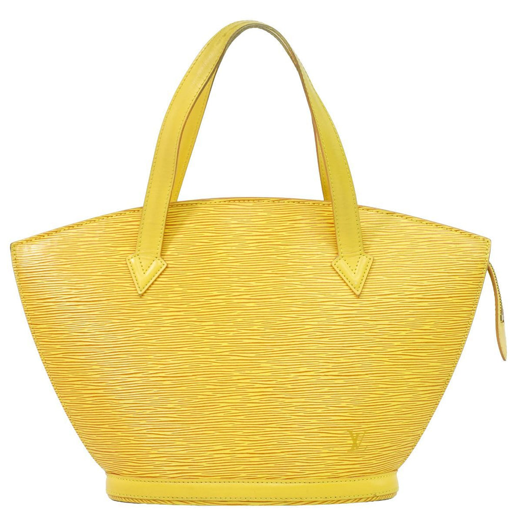 Louis Vuitton LV Saint Jacques Epi Leather Handbag Yellow