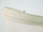 Fendi Logo Handbag Leather White — view 6
