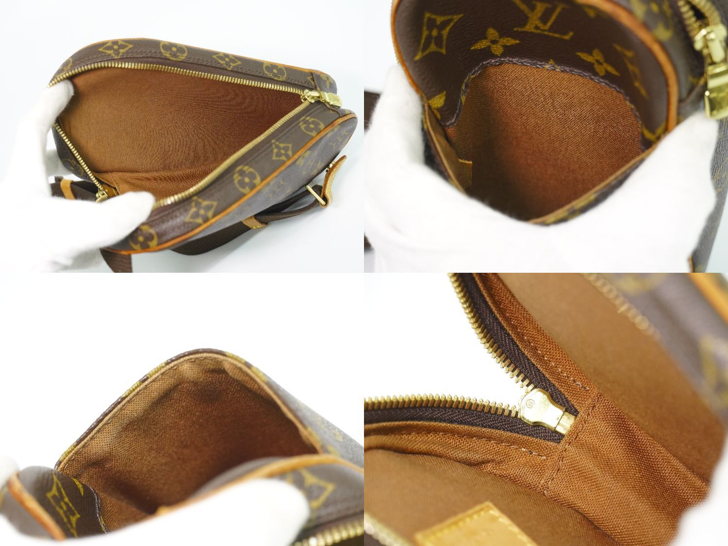 Louis Vuitton LV Pochette Gange Monogram Belt Bag Brown — view 8